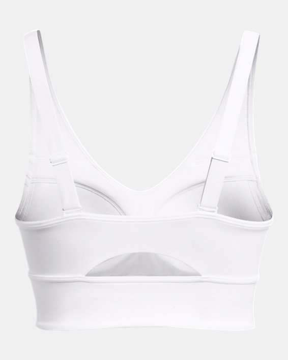 Brassière de sport longue à maintien modéré UA SmartForm Evolution pour femme, White, pdpMainDesktop image number 5